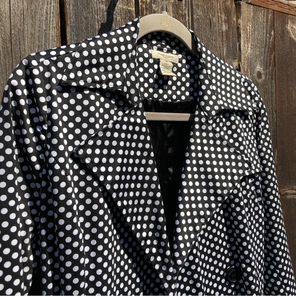 Vertigo Paris polka dot trench coat size medium - Picture 10 of 16